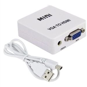 Video converter - VGA (D-Sub) naar HDMI - 720p/1080p - Wit