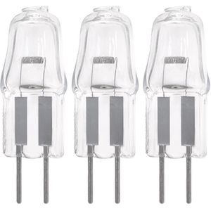 Modee G4 Halogeenlamp 12V - 20W 300lm - Halogeen Lampjes Insteek - Warm Wit Licht - Dimbaar - 3 Halogeenlampen