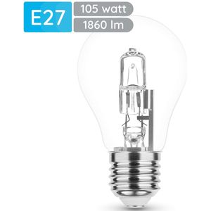 Modee E27 Halogeen Lamp Dimbaar 105W ECO - 1860lm - 2700K - Warm Wit - ECO Halogeen A55