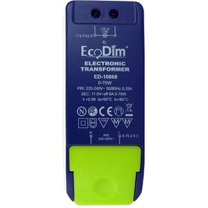 EcoDim®  LED driver 0-50W 12V AC - dimmable - ED-10068 - Blauw