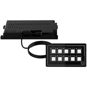 Schakelpaneel met Bluetooth 10-voudig - 12-24V - Zwart - Voor Auto, Boot, Camper & Vrachtwagen