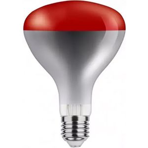 Asalite Infrarood Warmtelamp Rood R125 E27 - 250W - Rode Infraroodlamp - Ø125mm