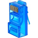 RJ45 Connector CAT6 Assortiment - Blauw - 10 stuks