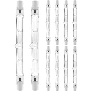 Modee R7s Halogeenlamp 118mm - 100W 900lm 230V - Staaflamp - Warm Wit Licht - Dimbaar - 10 Halogeenlampen