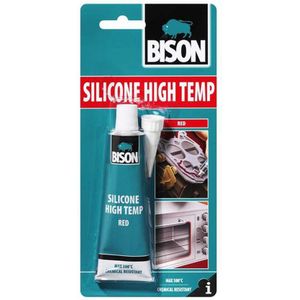 Bison Siliconen Hoge Temperatuur Pakking - 60ml - Rood