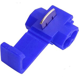 Kabelverbinder zelf strippend - Scotch block - 0,75-2.5 mm² - 15A - QSC802 - Blauw - Per 10 stuk(s)
