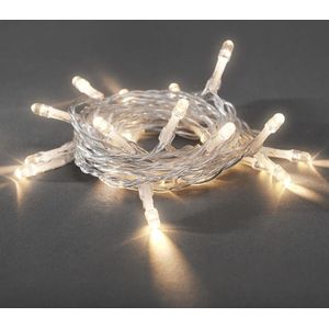 LED Kerstverlichting - 20 LEDs - Indoor - 3 meter - Transparante kabel - Warm Wit Licht