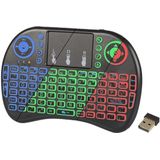 BLOW Mini Draadloos Toetsenbord - Met Touchpad - RGB Achtergrondverlichting - USB Receiver - KS-2 - Voor Smart TV, PC & Smart Media Box