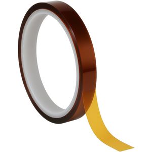 Kapton Tape 10mm - Hittebestendige Tape 260°C - Isolatietape voor afdekking solderen - 0.05mm dikte - 33 meter - Bruin