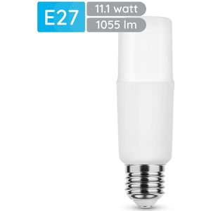 Modee E27 LED Lamp 11.1W - 1055lm - 2700K - Warm Wit - LED Stick Lamp T44 - Vervangt 75W Halogeen Gloeilamp