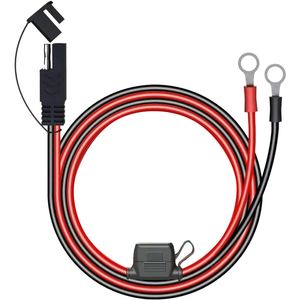 SAE Stroomkabel 12AWG - 12-24V - 15A - SAE Connector naar Kabelschoen Ring - 60 cm