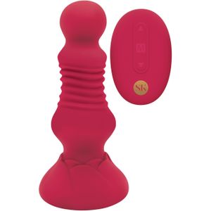 Secret Kisses - Rosegasm - Rosebud - Stotende buttplug met afstandsbediening