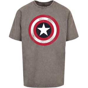 Shirt ' Avengers - Captain America Distressed Shiel'