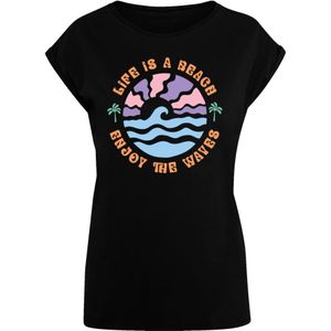 Shirt 'Life Is A Beach Enjoy The Waves'
