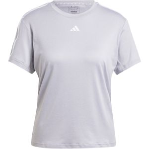 Adidas Aeroready Train Essentials 3 Stripes T-shirt Met Korte Mouwen Wit M Vrouw