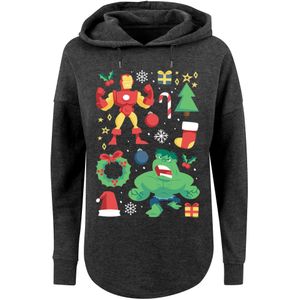 Sweatshirt 'Marvel Universe Iron Man und Hulk Christmas Weihnachten'