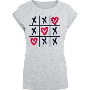 Shirt 'Valentinstag Herz Tic Tac Toe'
