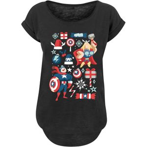 Shirt 'Marvel Universe Thor And Captain America Christmas Day'