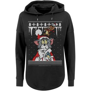 F4NT4STIC Sweatshirt 'Tom And Jerry Christmas Fair Isle' gemengde kleuren / zwart