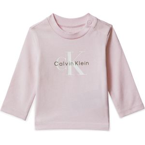 Calvin Klein Jeans Shirt poederroze / zwart / wit