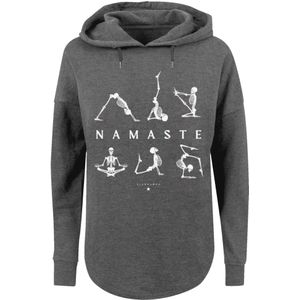 Sweatshirt 'Namaste Yoga Skelett Halloween'