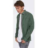 Only Sons - Onsroad Life Reg Melange Ls Shirt Noos - Heren - Overhemden
