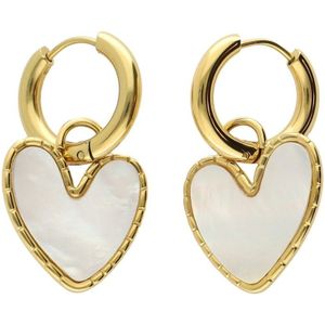 My Jewellery Oorbellen goud / natuurwit