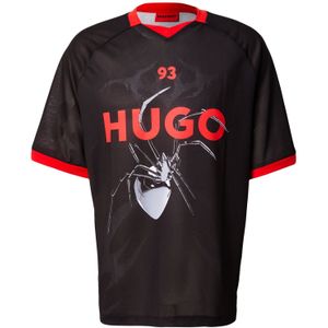 Hugo Doefas 10269209 T-shirt Met Korte Mouwen Zwart M Man