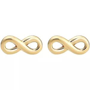 JO WISDOM Vrouwen Oorbellen, 925 Sterling Zilver Infinity