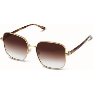 Kapten & Son Zonnebril 'Palermo Gold Brown' karamel / donkerbruin / goud