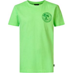 Petrol Industries - Heren Artwork T-shirt Sunglare - Groen