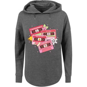 Sweatshirt 'Christmas Retro Song Tapes Pink'