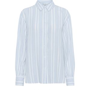 Kaffe Blouse lichtblauw / wit