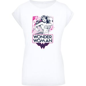 Shirt 'DC Comics Wonder Woman Pink Action'