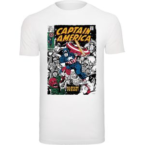 Shirt 'Marvel Captain America Album Issue Cover'