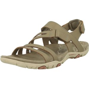 Merrell Sandalen Vrouwen - Beige - Leer - Textiel - Rubber