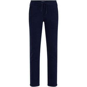 WE Fashion Slim Fit Broek Donkerblauw