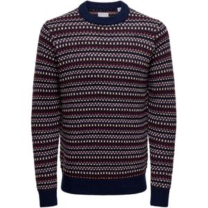 ONLY&SONS - ONSMUSA REG 3 STRUC CREW KNIT - Heren - Gebreide truien