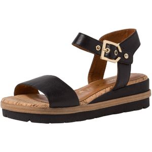 Tamaris Sandalen zwart Leer - Dames