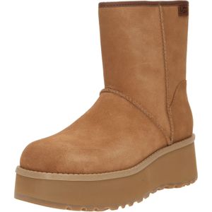 UGG - Plateaulaarzen - Kleur Chestnut - Materiaal met Binnenrits