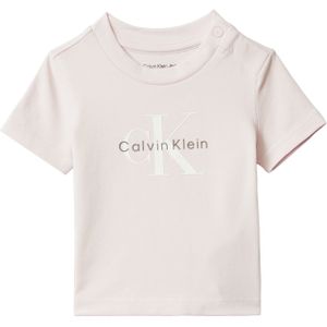 Calvin Klein Jeans Shirt aardetinten / pastelroze / wit
