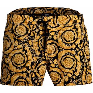 VERSACE Zwemshorts geel / zwart