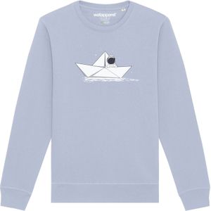Sweatshirt ' Astronaut in paper boat '