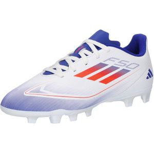 adidas Performance F50 Club Flexible Ground Voetbalschoenen Kids - Kinderen - Wit- 30