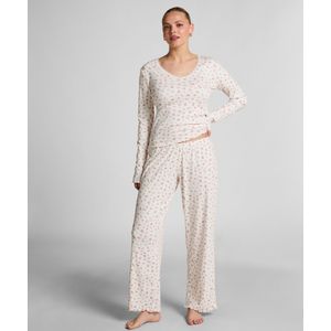 Hunkemöller Pyjamabroek rosa / wit