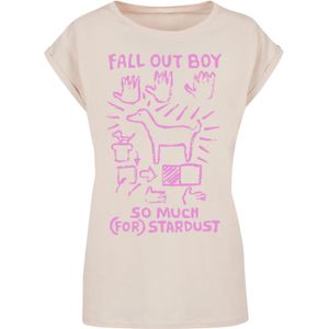 Shirt 'Fall Out Boy Pink Dog So Much Stardust'