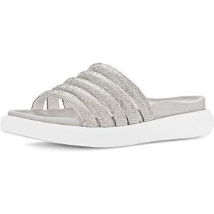 Gabor Slippers - Zilverkleur - Plateauhak - Best Fitting Uitrusting