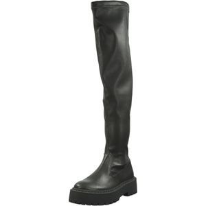 STEVE MADDEN Overknee laarzen 'Esmee' donkergrijs