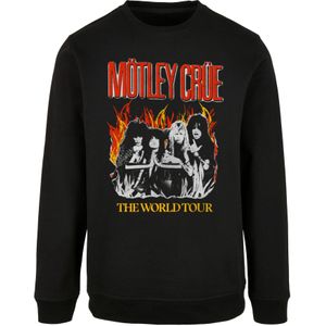 Sweatshirt 'Motley Crue - Vintage World Tour Flames'