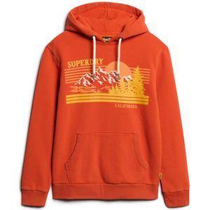 Superdry Outdoor Graphic Stripe Hoodie Oranje Man